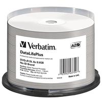Verbatim 8.5GB DVD+R Double Layer Wide Thermisch Afdrukbaar 8X