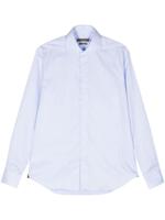 Corneliani Katoenen twill overhemd - Blauw