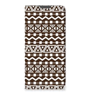 Xiaomi Redmi Note 11 Pro Hoesje met Magneet Aztec Brown