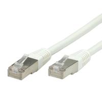 VALUE Patchkabel Cat.6 (Class E) S/FTP (PiMF), wit, 2 m