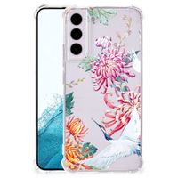 Samsung Galaxy S22 Case Anti-shock Bird Flowers - thumbnail