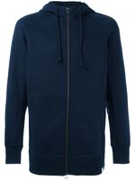 adidas sweat zippé à capuche - Bleu