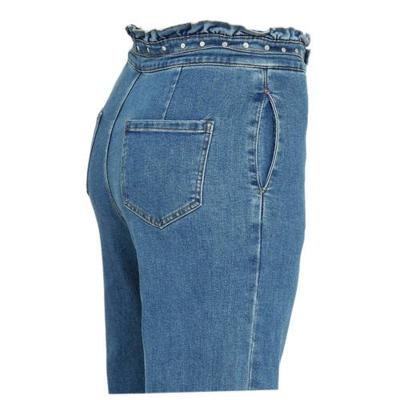Simply Be high waist wide leg jeans vintage blue