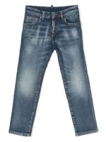 DSQUARED2 KIDS jean skinny à taille mi-haute - Bleu - thumbnail