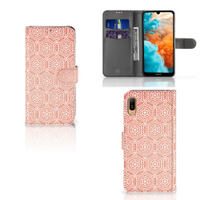 Huawei Y6 (2019) Telefoon Hoesje Pattern Orange