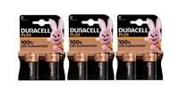 6 x Duracell C-Plus LR14/MN1400 alkaline (3 blisterkaarten van 2 batterijen) 6 batterijen