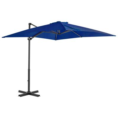 vidaXL Zweefparasol met aluminium paal 250x250 cm azuurblauw vidaXL Zweefparasol met aluminium paal 250x250 cm azuurblauw