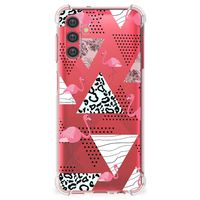 Samsung Galaxy A13 5G | A04s Case Anti-shock Flamingo Triangle