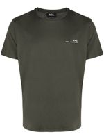 A.P.C. t-shirt à logo imprimé TM - Vert