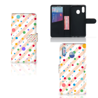 Samsung Galaxy M20 Telefoon Hoesje Dots