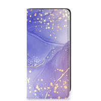 Bookcase voor Samsung Galaxy A41 Watercolor Paars - thumbnail