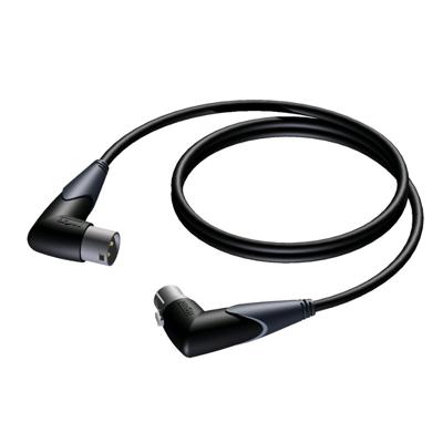 Procab CLA904 Classic XLR haaks male-XLR haaks female kabel 1.5m