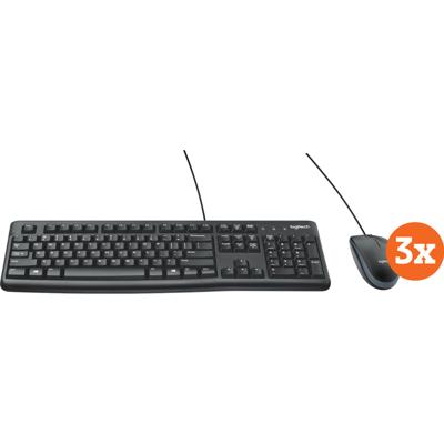 Logitech MK120 Toetsenbord en Muis QWERTY 3-Pack Logitech MK120 Toetsenbord en Muis QWERTY 3-Pack