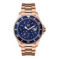 Ice-Watch Ice Steel Medium Rosegold Swarovski Horloge