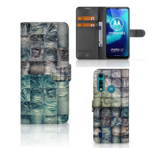 Wallet Case met Pasjes Motorola G8 Power Lite Spijkerbroeken