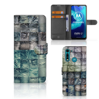 Wallet Case met Pasjes Motorola G8 Power Lite Spijkerbroeken