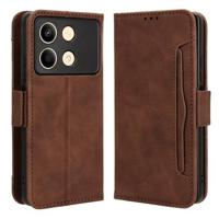 Xiaomi Redmi Note 13R Pro/Poco X6 Neo Cardholder Series Portemonnee Hoesje - Bruin