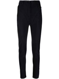 Mugler pantalon skinny à taille haute - Noir