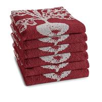 DDDDD Radish keukendoek 50x55cm rood (6 stuks)