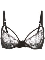 Fleur Du Mal soutien-gorge Gardenia - Noir