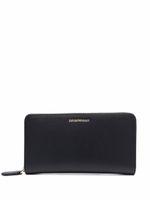 Emporio Armani portefeuille à fermeture zippée - Noir