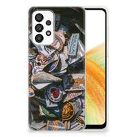 Samsung Galaxy A33 5G Siliconen Hoesje met foto Badges