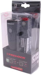 Trelock Verlichtingset LS350 + LS710 I-Go Sport Zwart