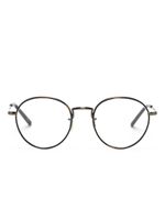 Oliver Peoples lunettes de vue Sidel à effet écailles de tortue - Marron