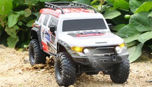 Amewi Dirt Climbing SUV Race 1:10 Brushed RC auto Elektro Crawler 4WD RTR 2,4 GHz Incl. accu en lader, Met lichteffect, Incl. batterijen