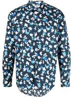 Paul Smith chemise en coton à manches longues - Bleu - thumbnail