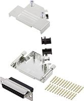Encitech D45ZK25-DBCS-K 6355-0051-13 D-SUB Buchsenleisten-Set 45° Polzahl: 25 Crimpen 1 pc(s)