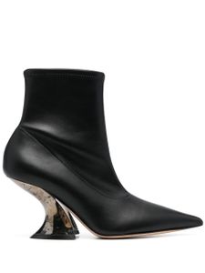 Casadei bottines Mavie 90 mm - Noir