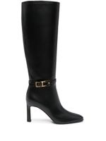 Sergio Rossi bottes Nora 80 mm en cuir - Noir