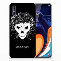 Silicone Back Case Samsung Galaxy A60 Skull Hair