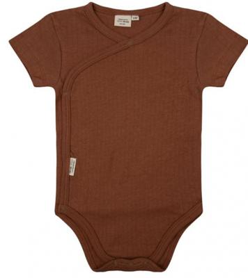 Little Indians onesie short Amber Brown junior katoen Little Indians onesie short Amber Brown junior katoen
