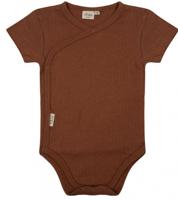 Little Indians onesie short Amber Brown junior katoen