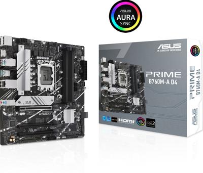 ASUS PRIME B760M-A D4 LGA 1700 micro ATX