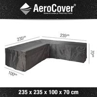 AeroCover Loungesethoes hoekbanken L 235 - thumbnail