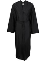 TOTEME robe à taille nouée - Noir