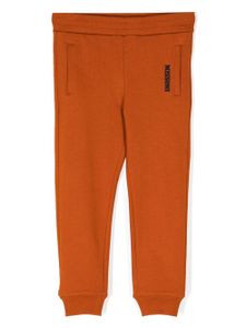 Missoni Kids pantalon de jogging à logo brodé - Orange