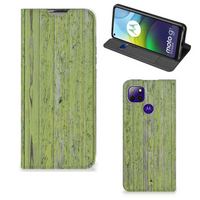 Motorola Moto G9 Power Book Wallet Case Green Wood