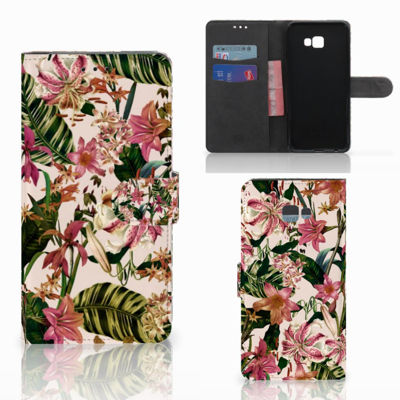 Samsung Galaxy J4 Plus (2018) Hoesje Flowers