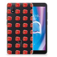 Alcatel 1B (2020) Siliconen Case Paprika Red