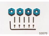 Tamiya 53570 Reserveonderdeel Wielmeenemers aluminium 4 mm