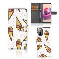 Xiaomi Redmi Note 10/10T 5G | Poco M3 Pro Book Cover Icecream - thumbnail