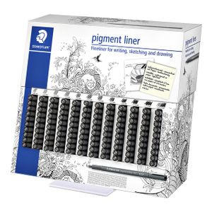 Fineliner Staedtler pigment 308 display ÃƒÆ’ 120st ass