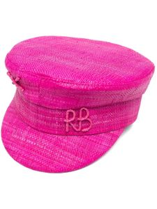 Ruslan Baginskiy casquette gavroche à logo brodé - Rose