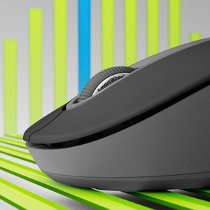 Logitech Signature M650 L Linkshandige Draadloze Muis - Voor grotere, linkerhanden, 2 jaar batterijduur, stil klikken, aanpasbare zijknoppen, Bluetooth, compatibel met meerdere apparaten