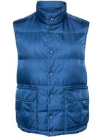 visvim gilet matelassé Ulmer à col montant - Bleu - thumbnail