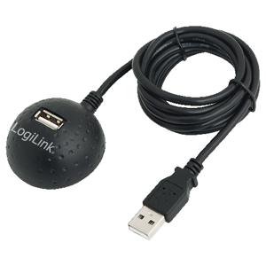 LogiLink USB-kabel USB 2.0 USB-A bus, USB-A stekker 1.50 m CU0013B